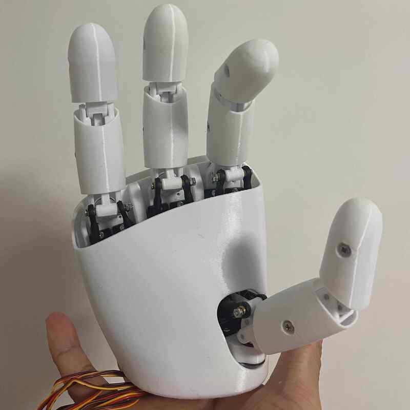 3D Printing Robot - AmazingHand 8 DOF Robot Hand 3D