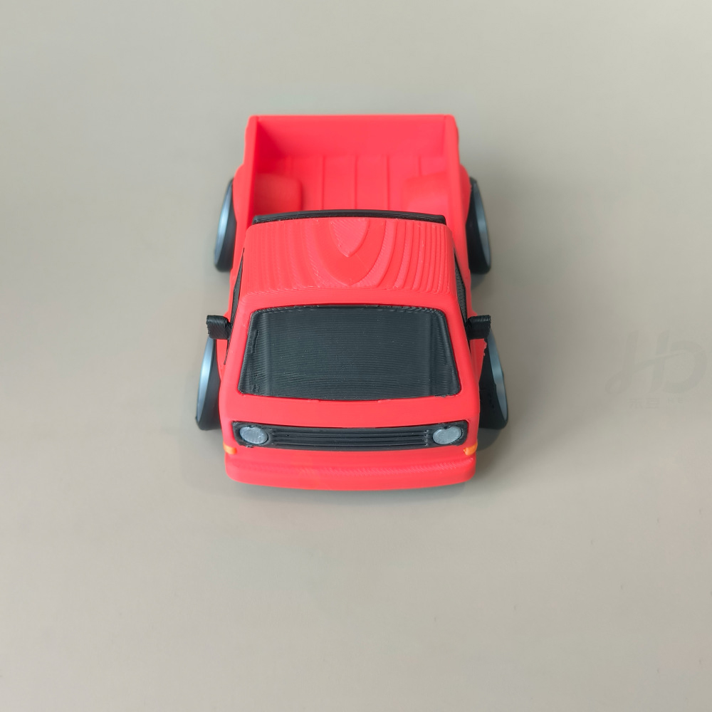 Retro T3 Pickup Truck 3D Print - 3D Printing Diecast Cars review and price