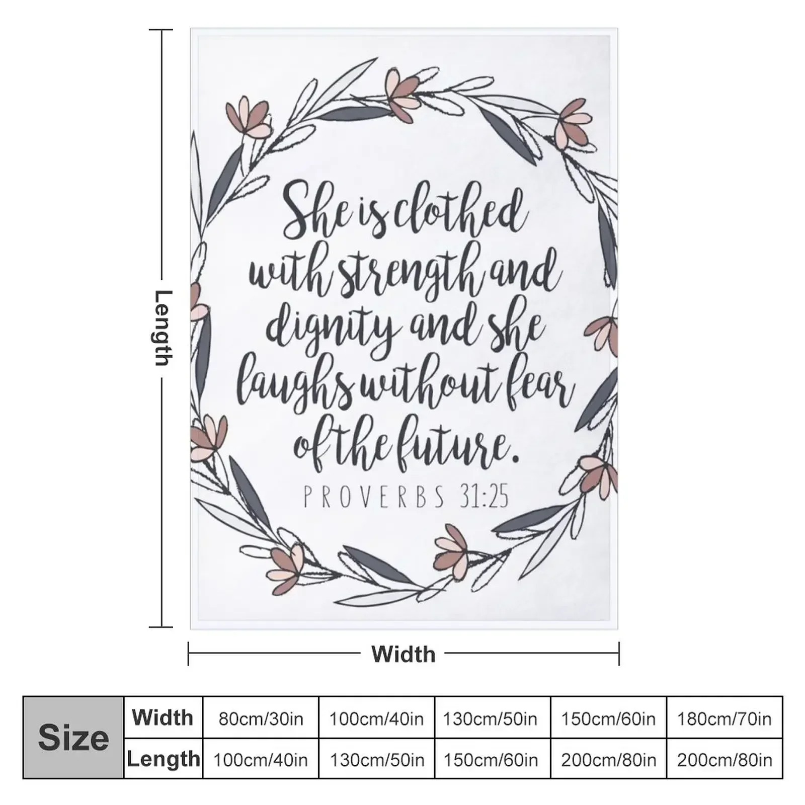 Bible Verse - Proverbs 31:25 T - 3D Printing Verse review and price
