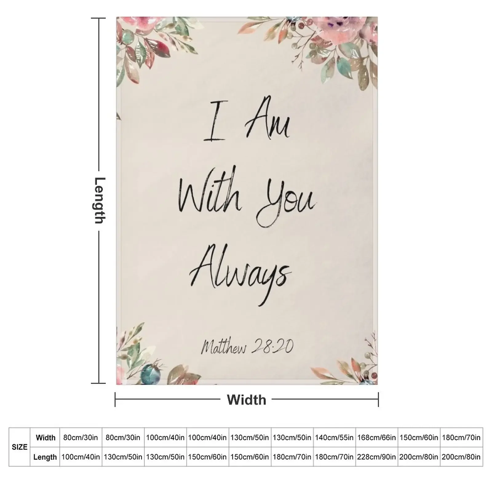 Bible Verse- I Am With You Alw - 3D Printing Verse review and price
