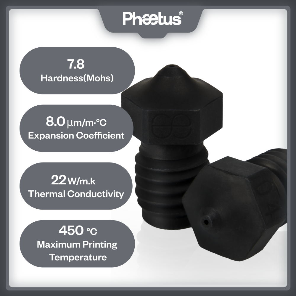 PHAETUS High Quality Hardened  - Carbon Fiber Filament review and price