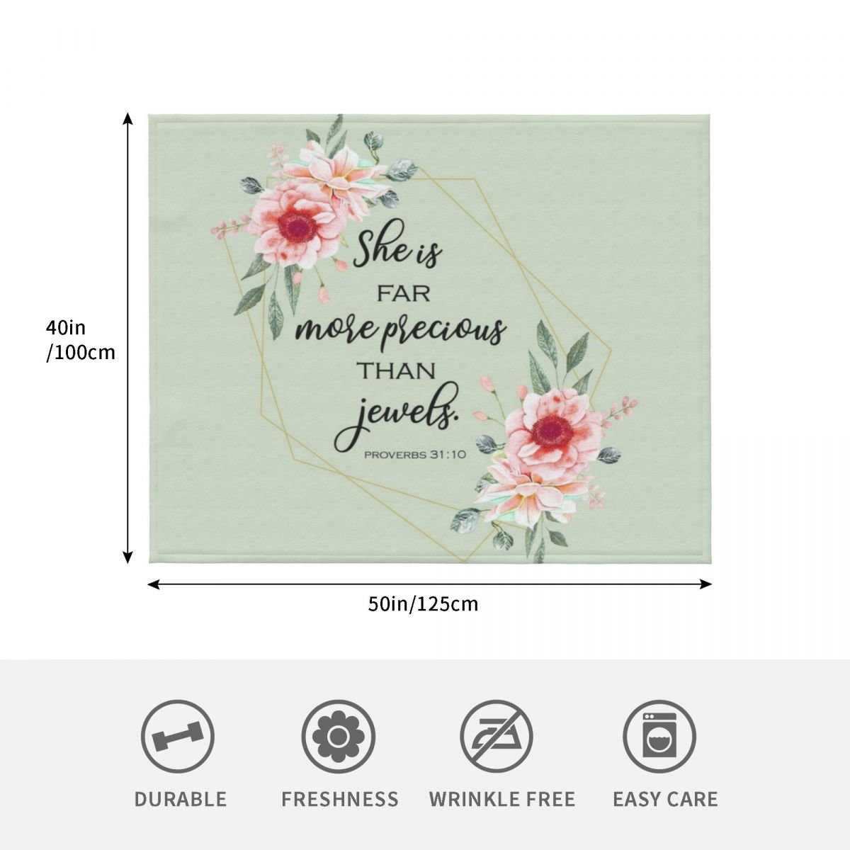 Bible verse, she is far more p - 3D Printing Verse review and price