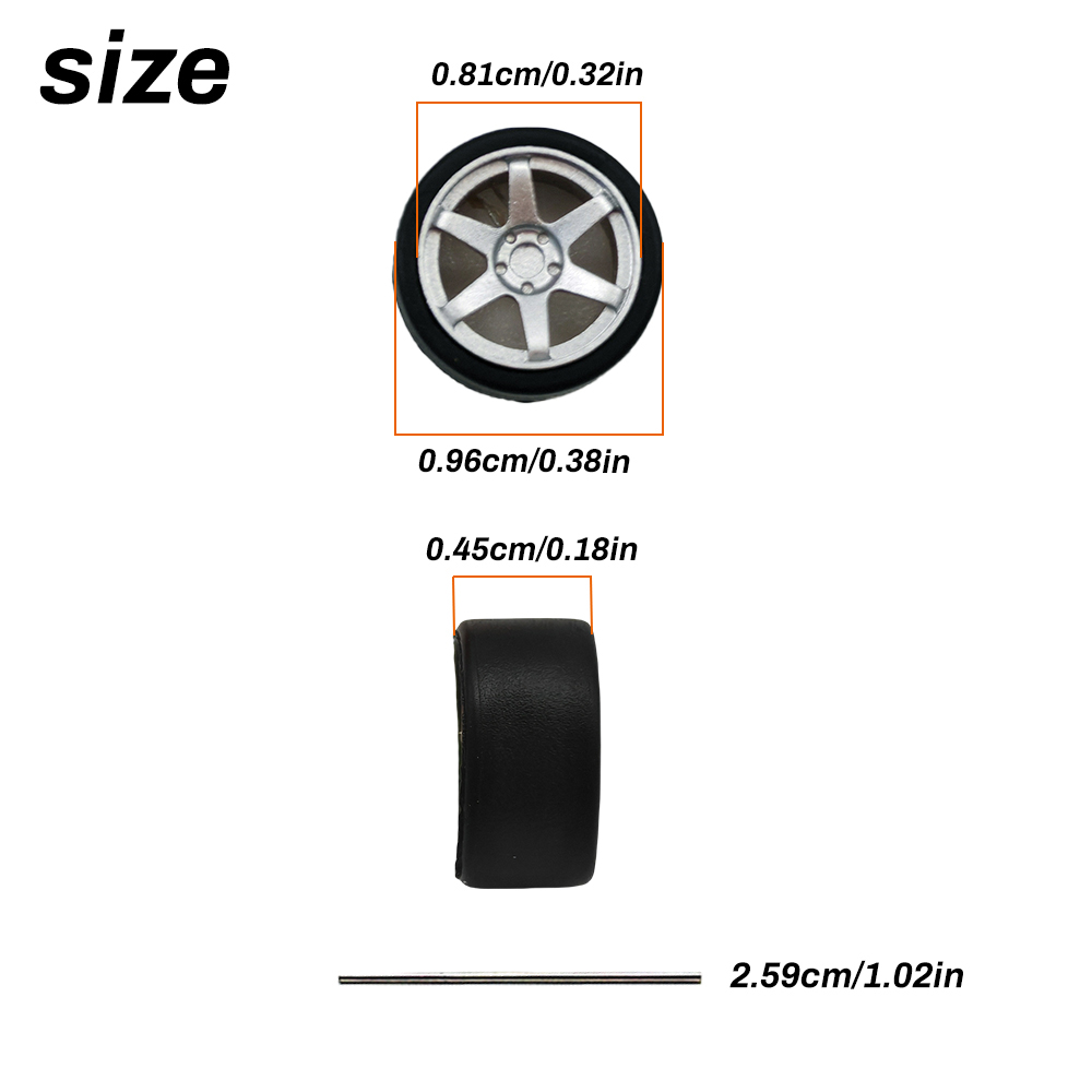 1:64 Scale Model Car Wheels Ri - 3D Printing Diecast Cars review and price