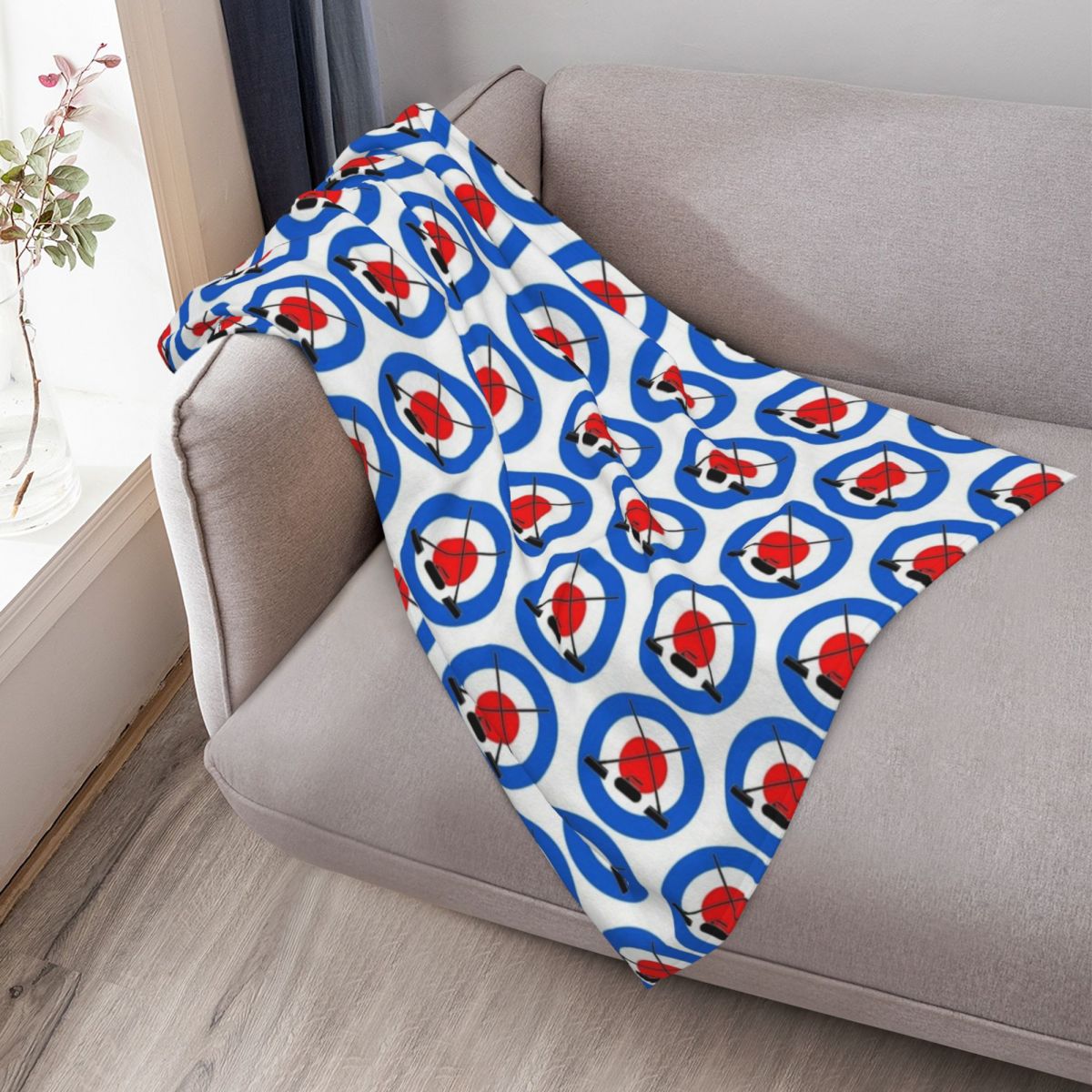 curling icons Throw Blanket Li - 3D Printing Icon review and price