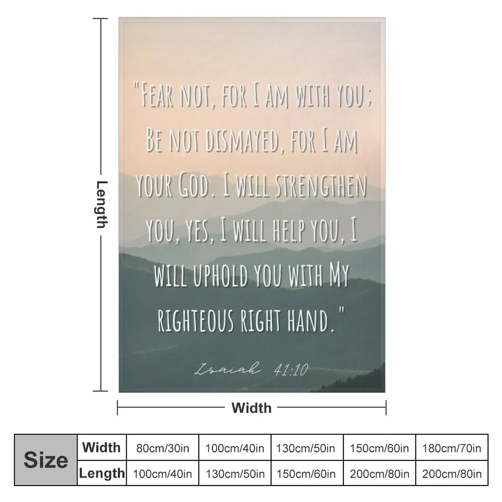 Christian Bible Verse Throw Bl - 3D Printing Verse review and price