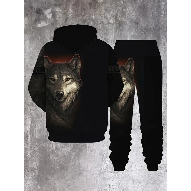 Men's Fashion Sweater Set Wolf - 3D Printing Design Free review and price