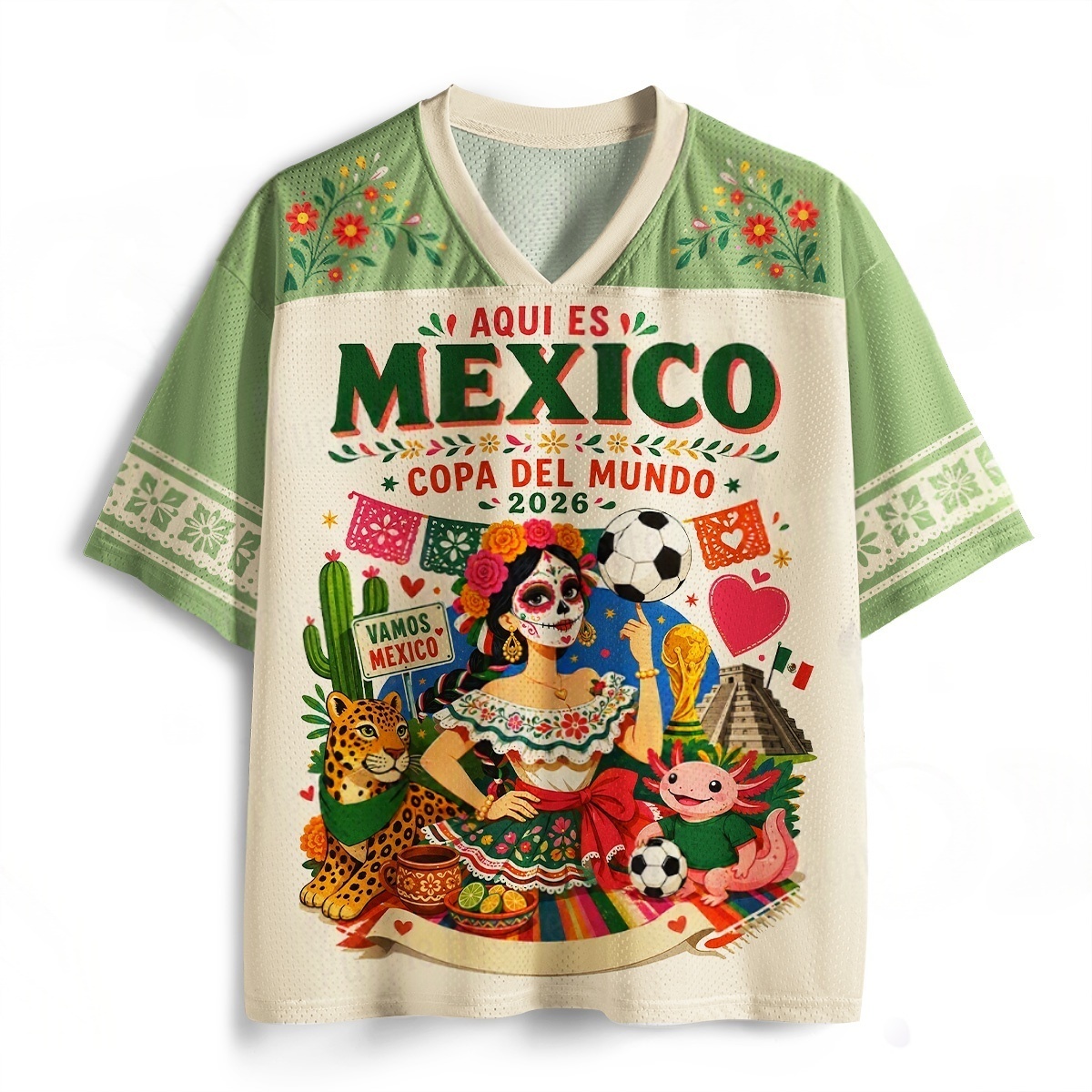 Retro Mexican Folk Style Footb - 3D Printing Kpop review and price