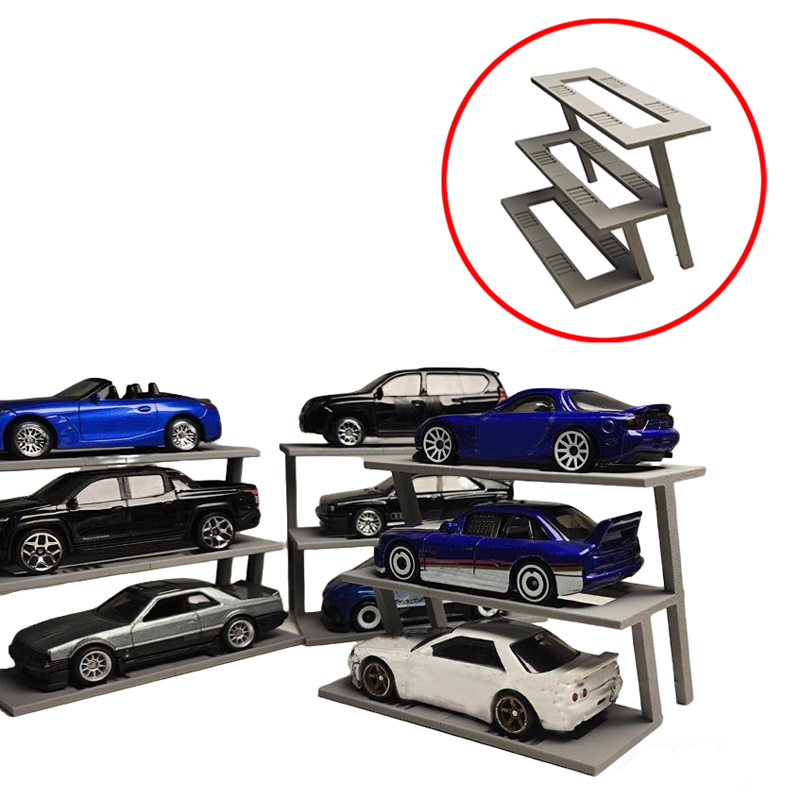 2PCS 3D Printed Tiered Display - 3D Printing Diecast Cars review and price