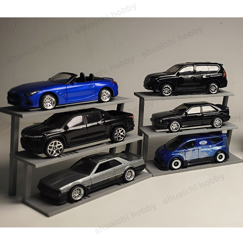 2PCS 3D Printed Tiered Display - 3D Printing Diecast Cars review and price