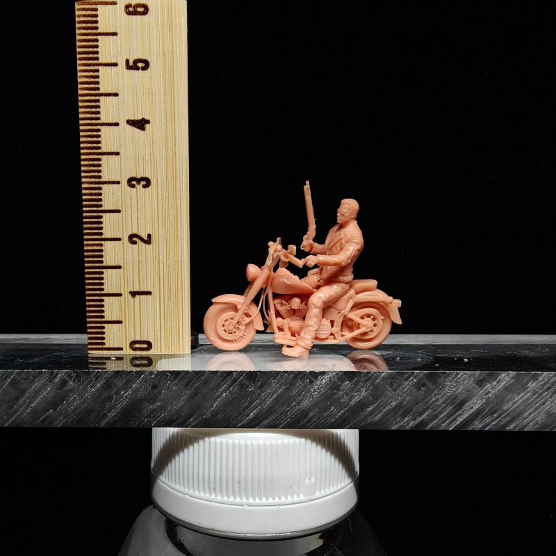 1/64 Scale Miniature Biker Man - 3D Printing Diecast Cars review and price