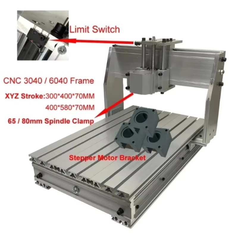 Aluminum CNC 3040 6040 Frame K - Stepper Motor review and price