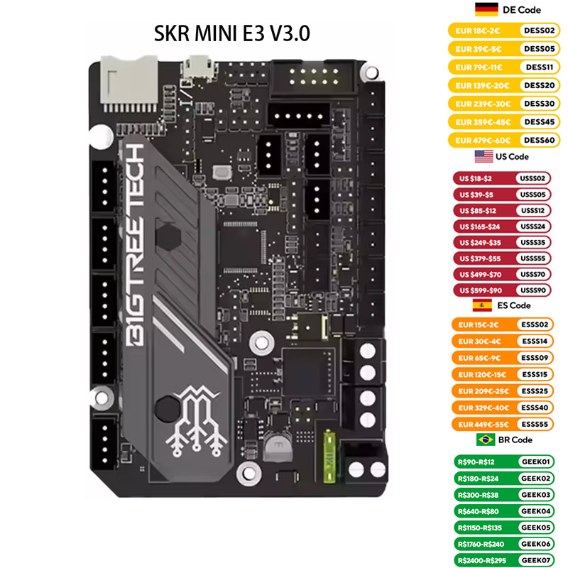 BIGTREETECH SKR MINI E3 V3.0 3 - Ender 3 Upgrade Kit review and price