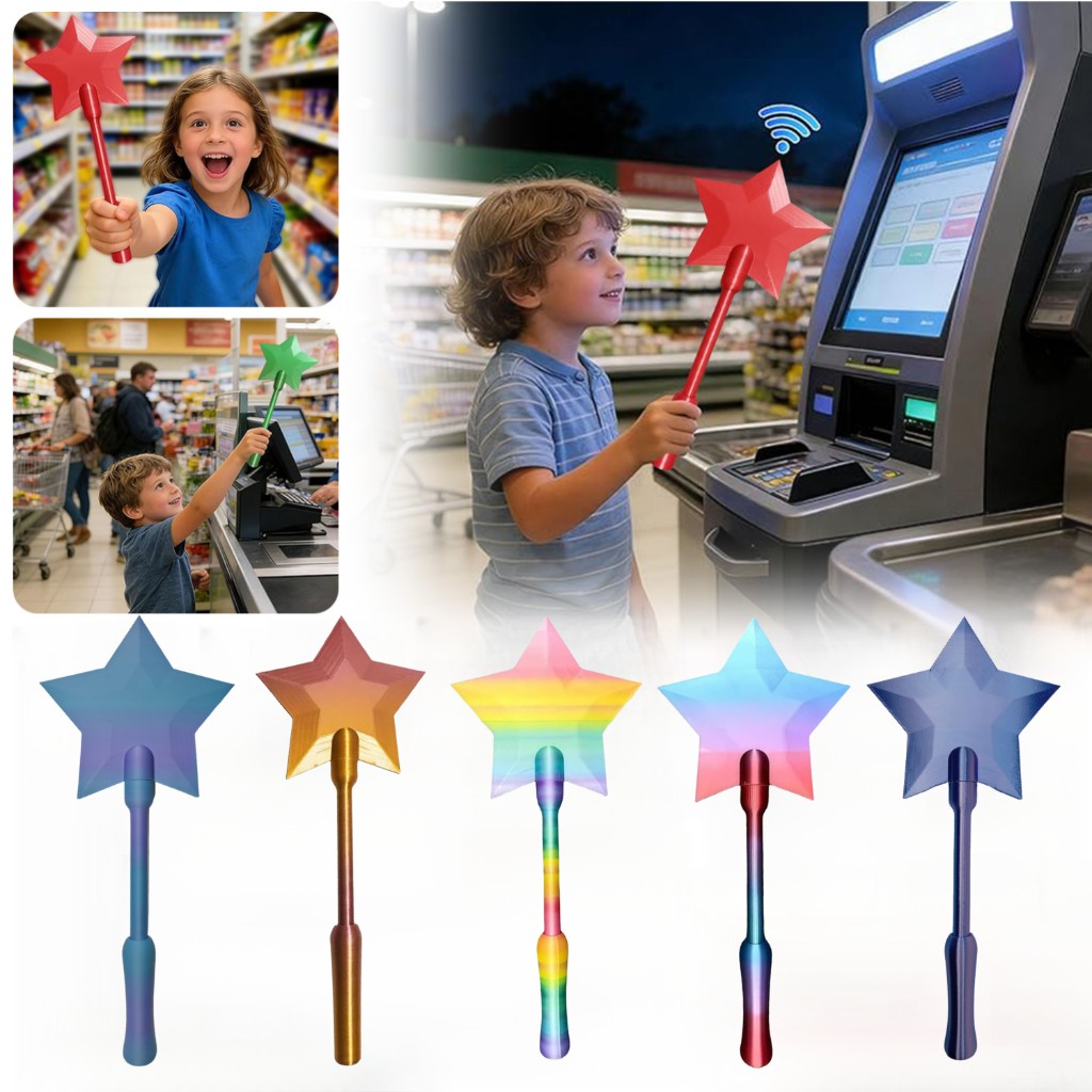 3D Printed Wand Tap To Pay Fiv - 3D Printing Use review and price