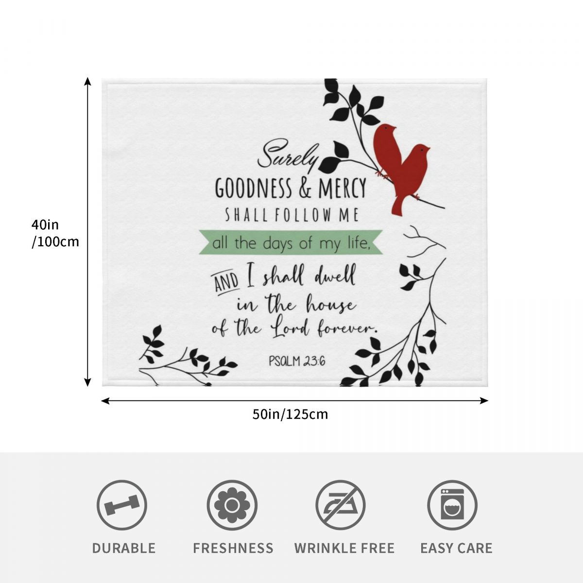 Bible Verses Throw Blanket Ele - 3D Printing Verse review and price