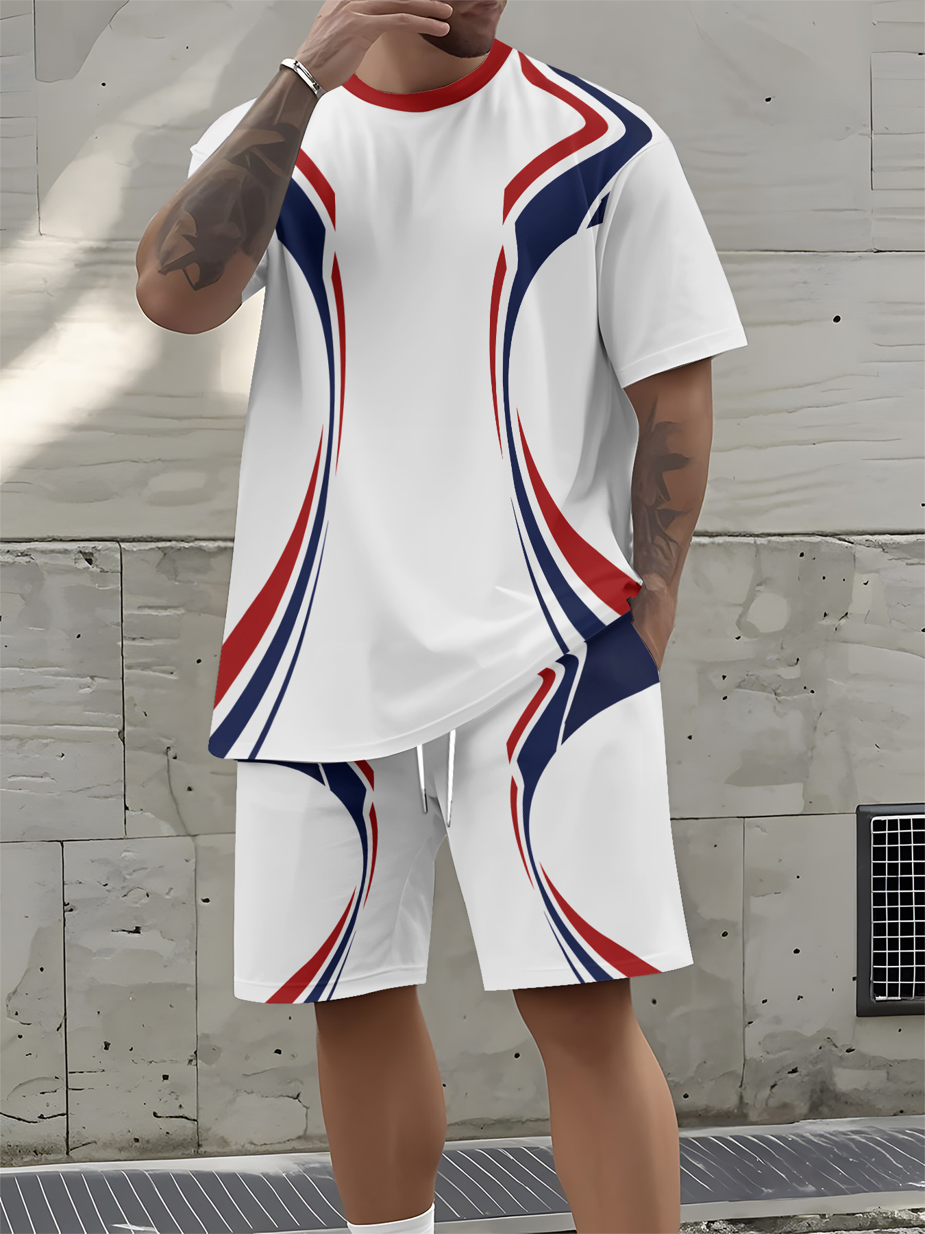 2026 Summer New Men's Short-Sl - 3D Printing Design Free review and price