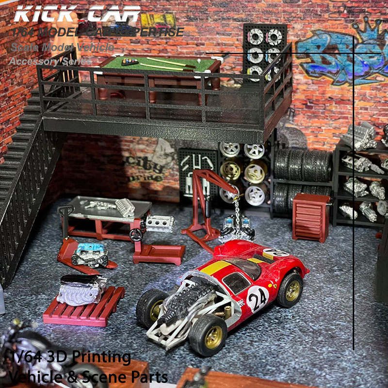 Dayu 1/64 Model Car Diorama Re - 3D Printing Diecast Cars review and price